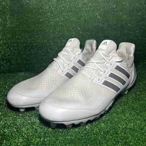 Adidas UltraBoost PE Football Cleats White Gray Silver Chrome HP8836 SIZE 13.5